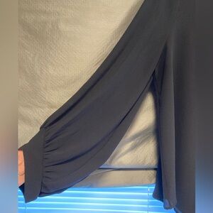 Anthropologie Pleione Black Long Full Sleeve Blouse - Size Medium